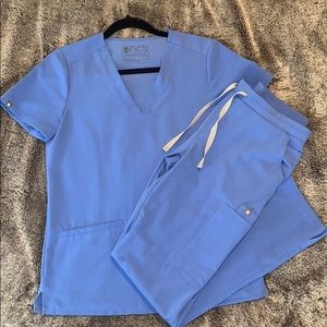 FIGS Scrub Set Ceil Blue